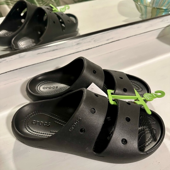 CROCS Shoes - CROCS Black Slide Sandals